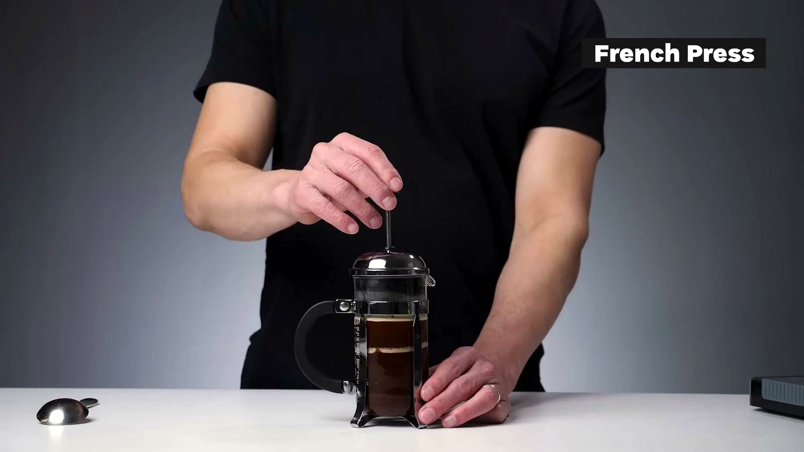 French Press discussed in the video