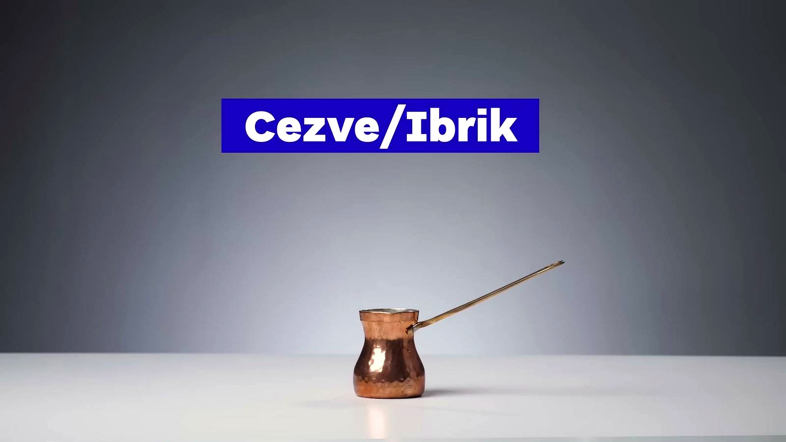 Cezve or Ibrik discussed in the video